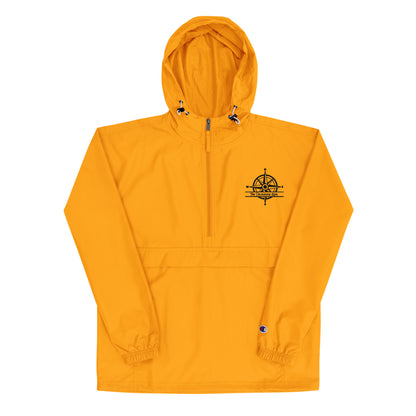 Compass Embroidered Champion Packable Jacket