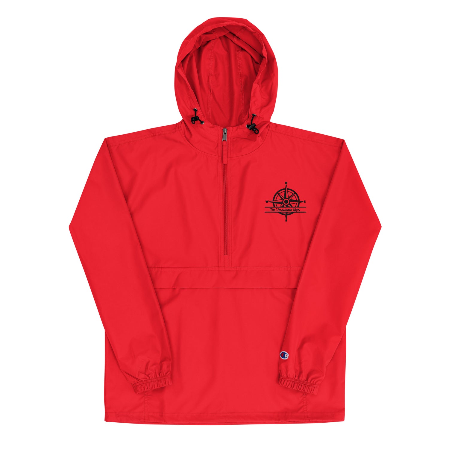 Compass Embroidered Champion Packable Jacket