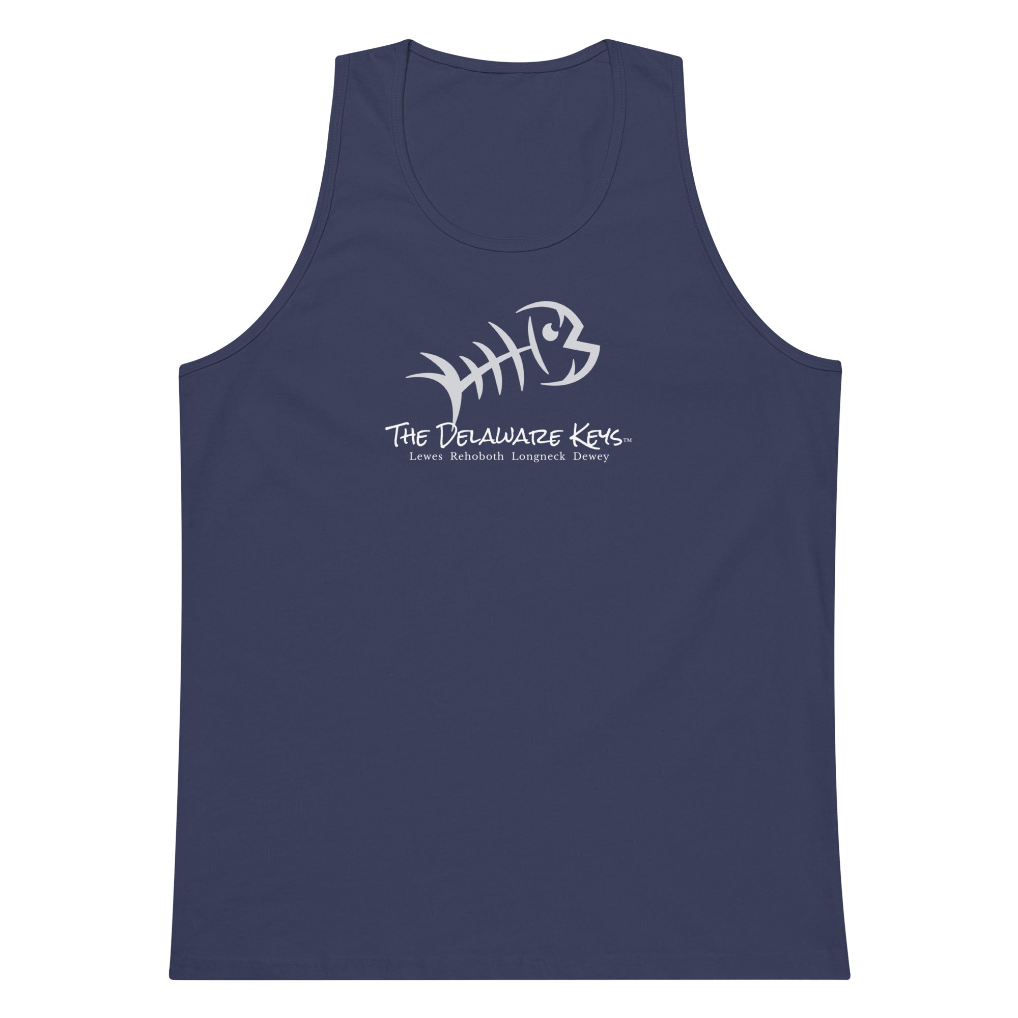 White bonefish Men’s tank