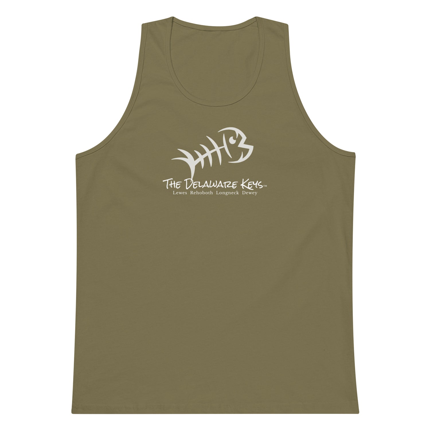 White bonefish Men’s tank