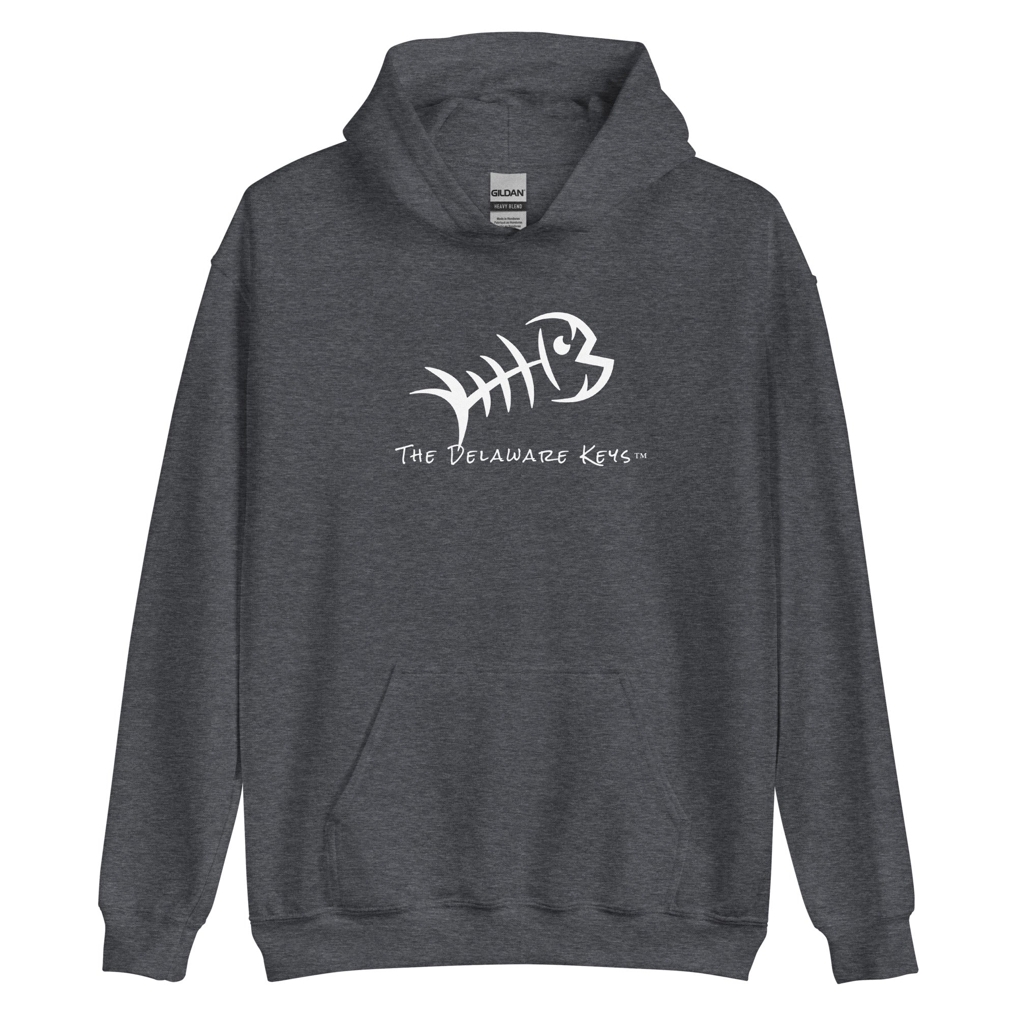 White Bonefish Unisex Hoodie