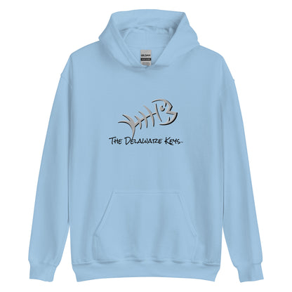 Bonefish Grey Black Hoodie