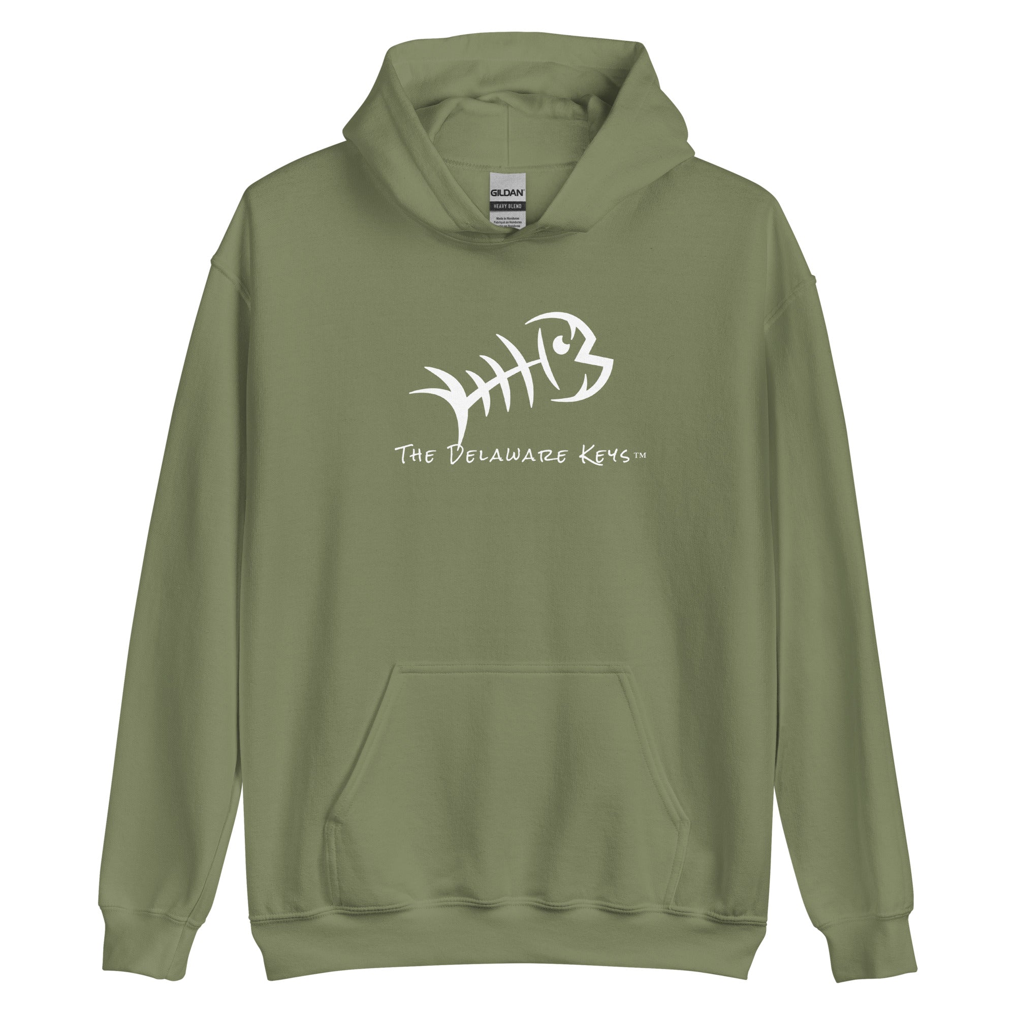 White Bonefish Unisex Hoodie