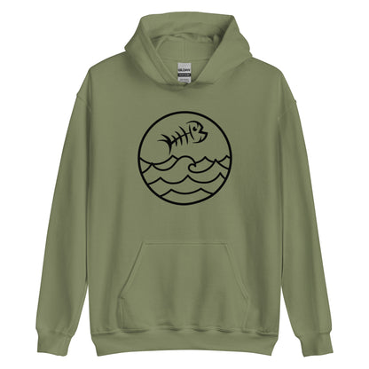 Black Bonefish Hoodie