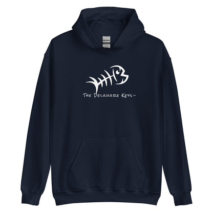 White Bonefish Unisex Hoodie