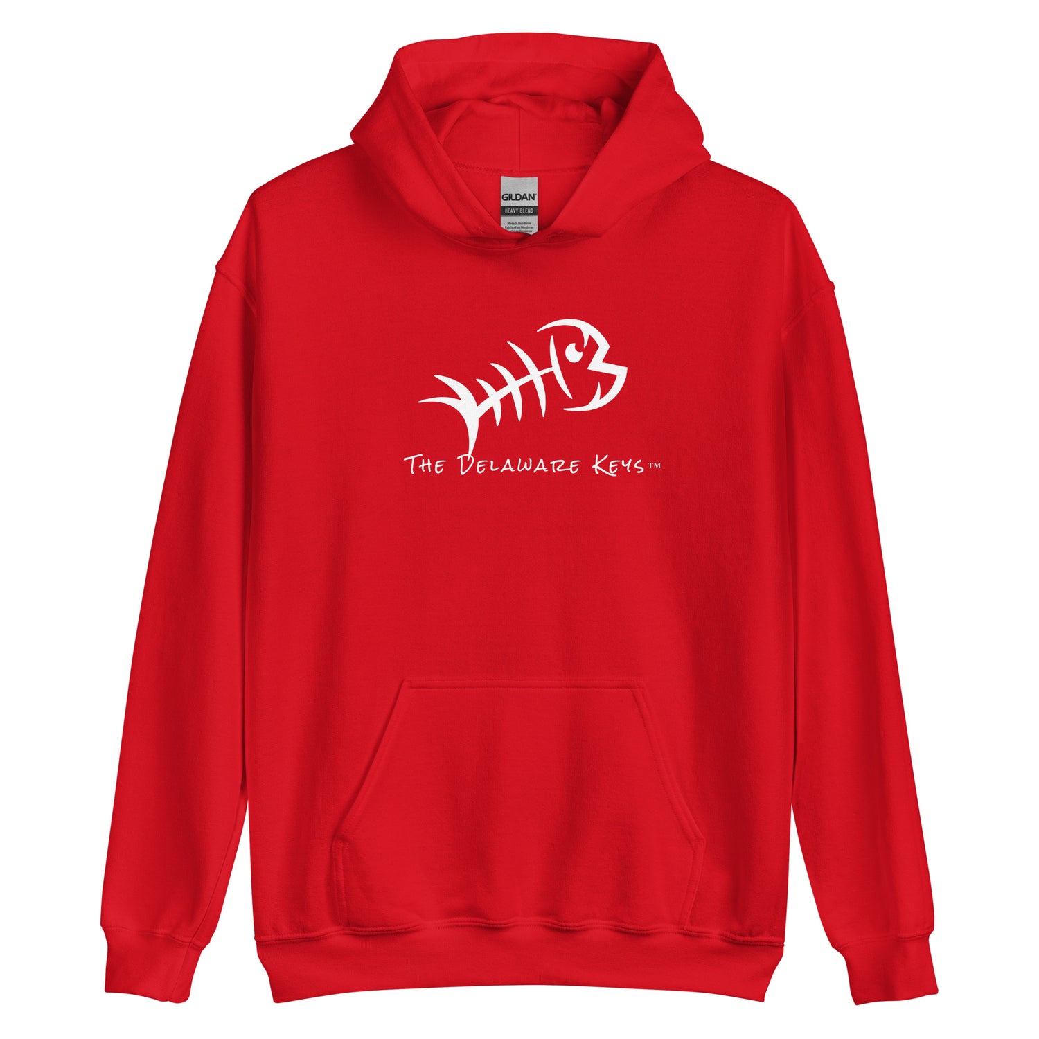 White Bonefish Unisex Hoodie