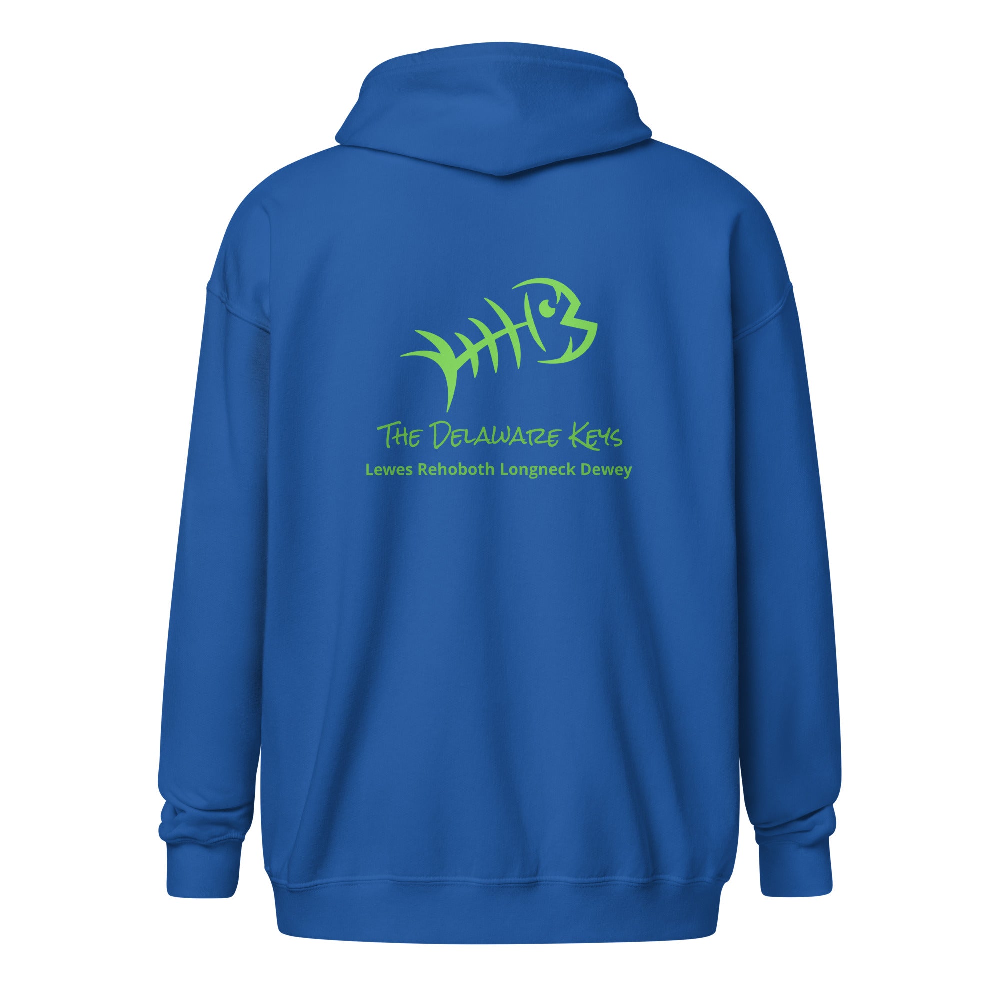 Green Bonefish Unisex heavy blend zip hoodie