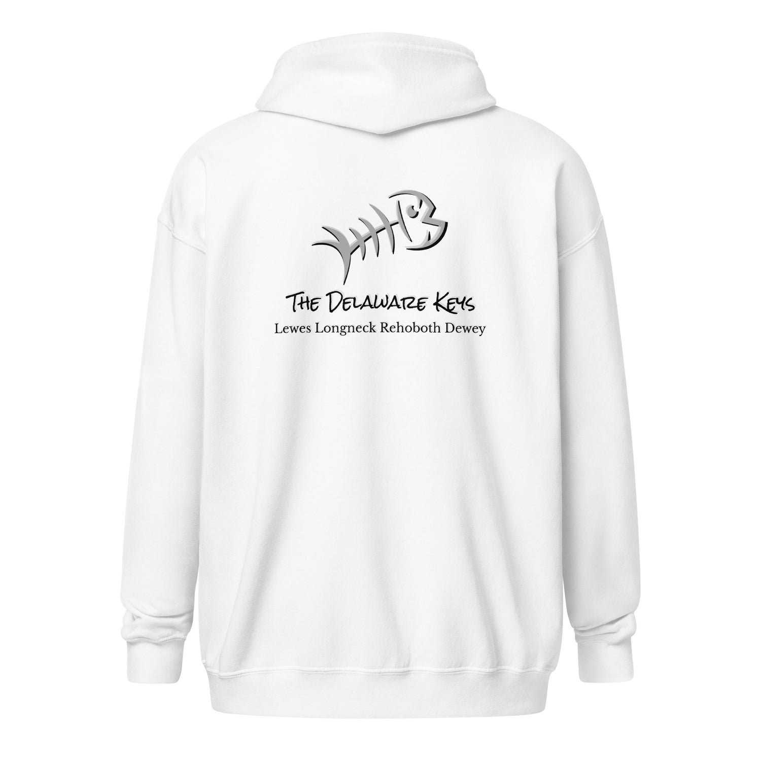 Gray Bonefish Unisex heavy blend zip hoodie