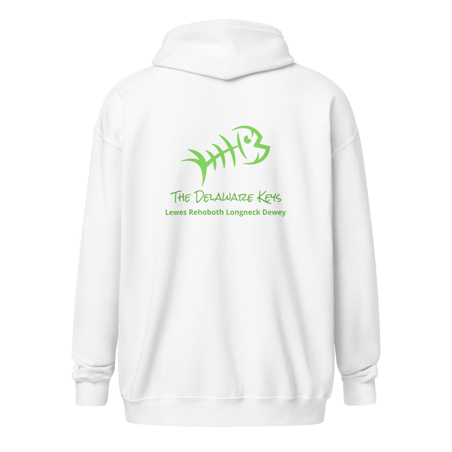 Green Bonefish Unisex heavy blend zip hoodie