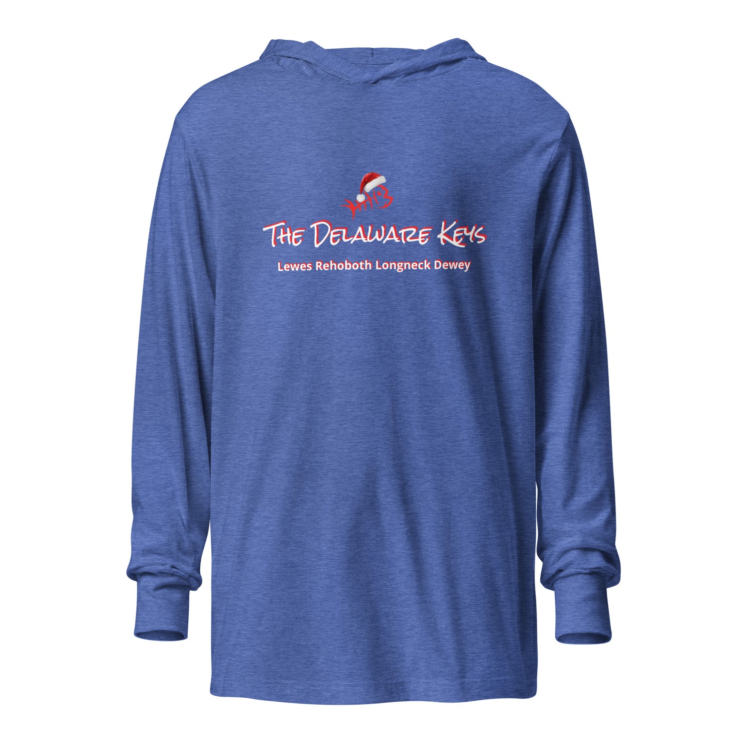 Xmas Bonefish Hooded long-sleeve tee