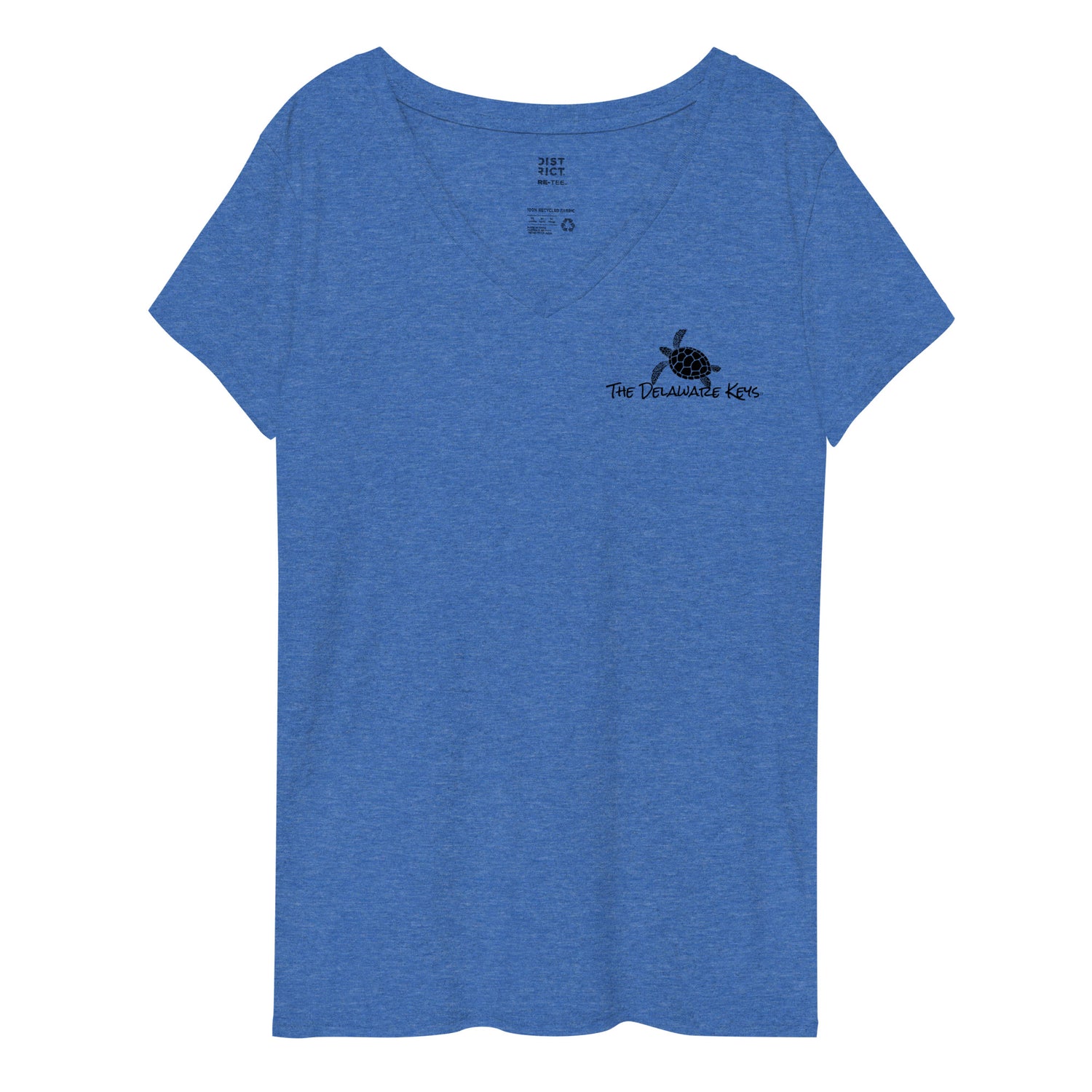 Women’s recycled v-neck Turtle t-shirt