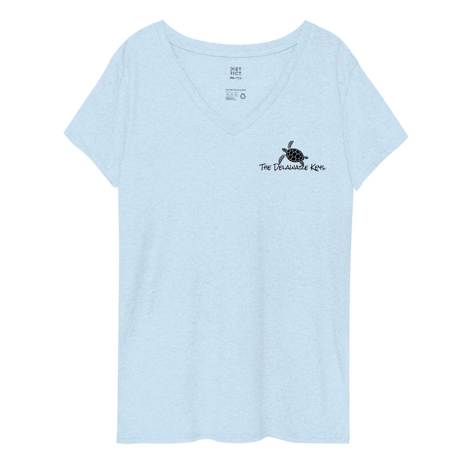 Women’s recycled v-neck Turtle t-shirt