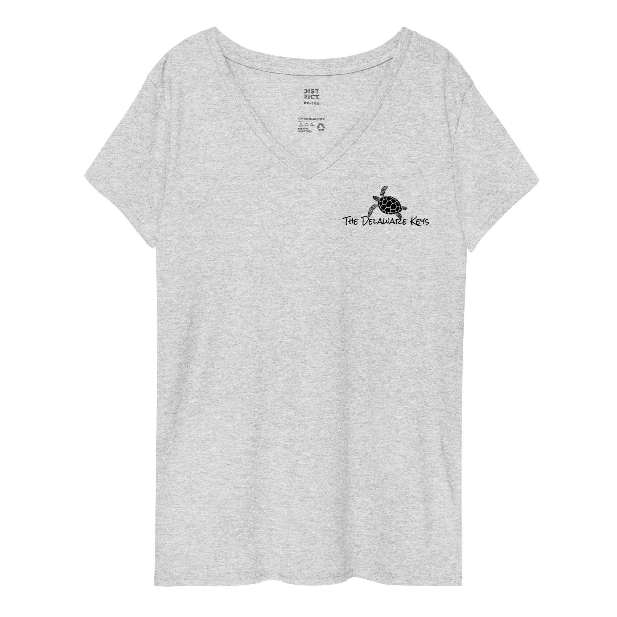 Women’s recycled v-neck Turtle t-shirt