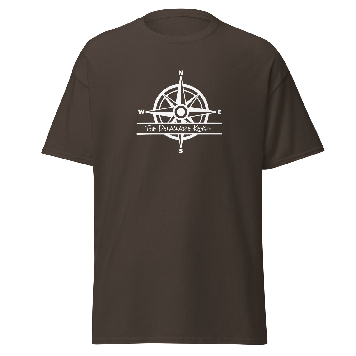 White Compass classic tee