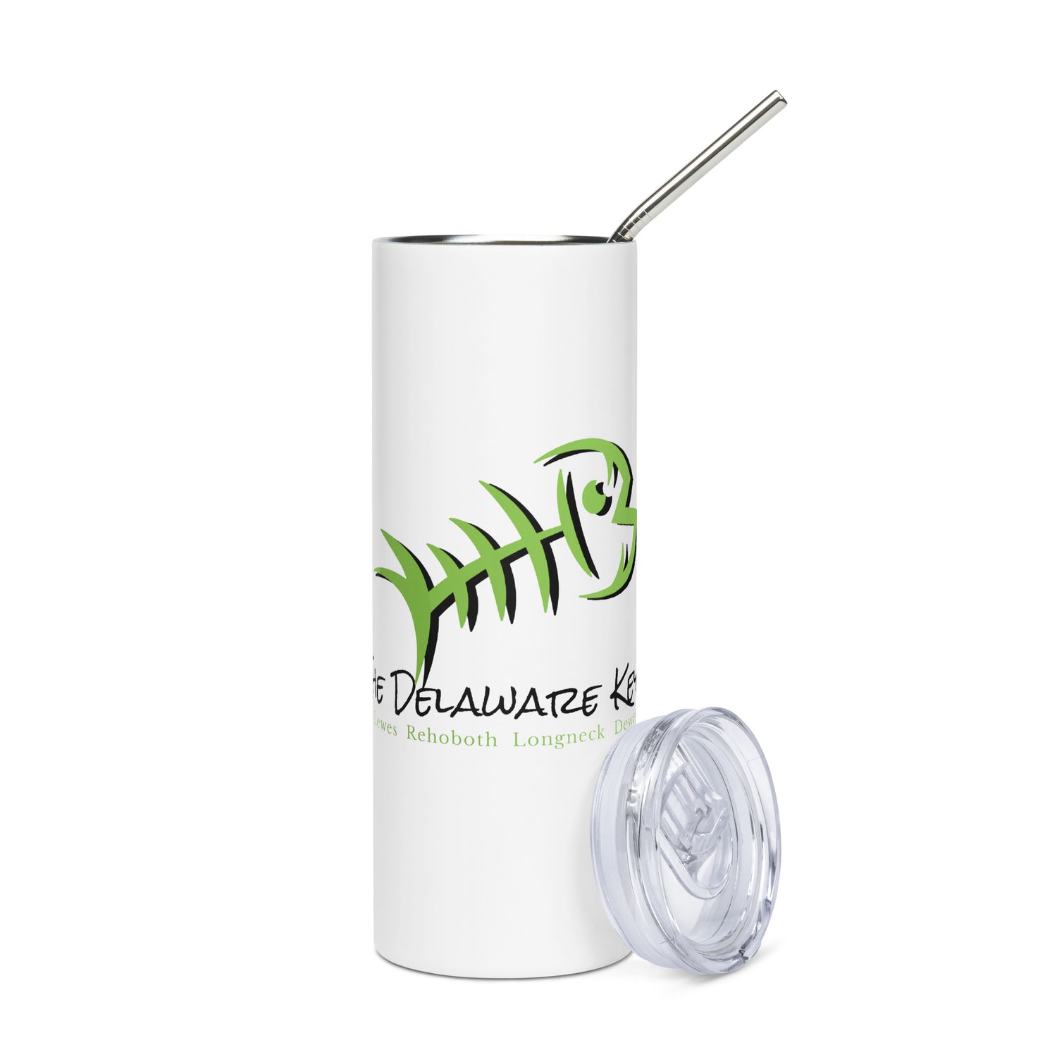 Green Bonefish Stainless steel tumbler