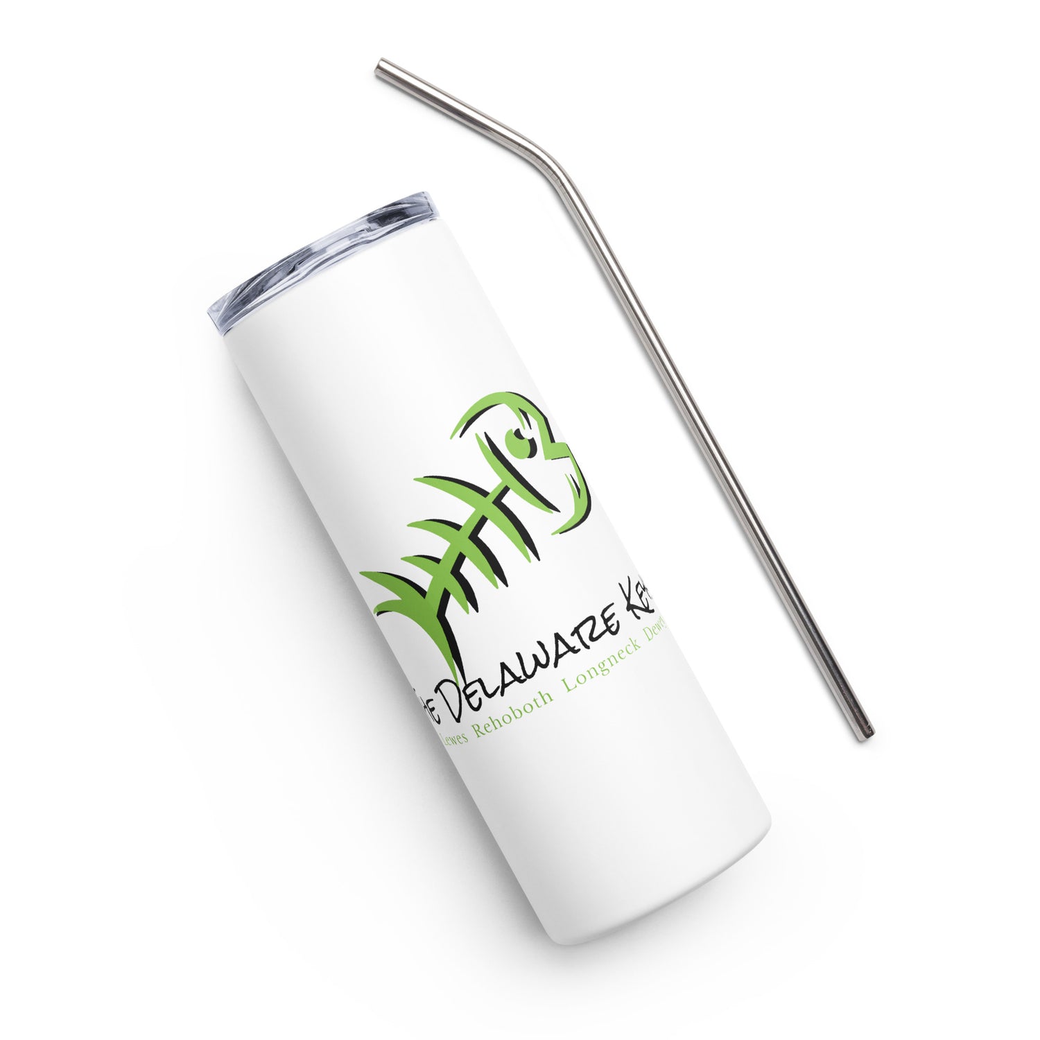 Green Bonefish Stainless steel tumbler