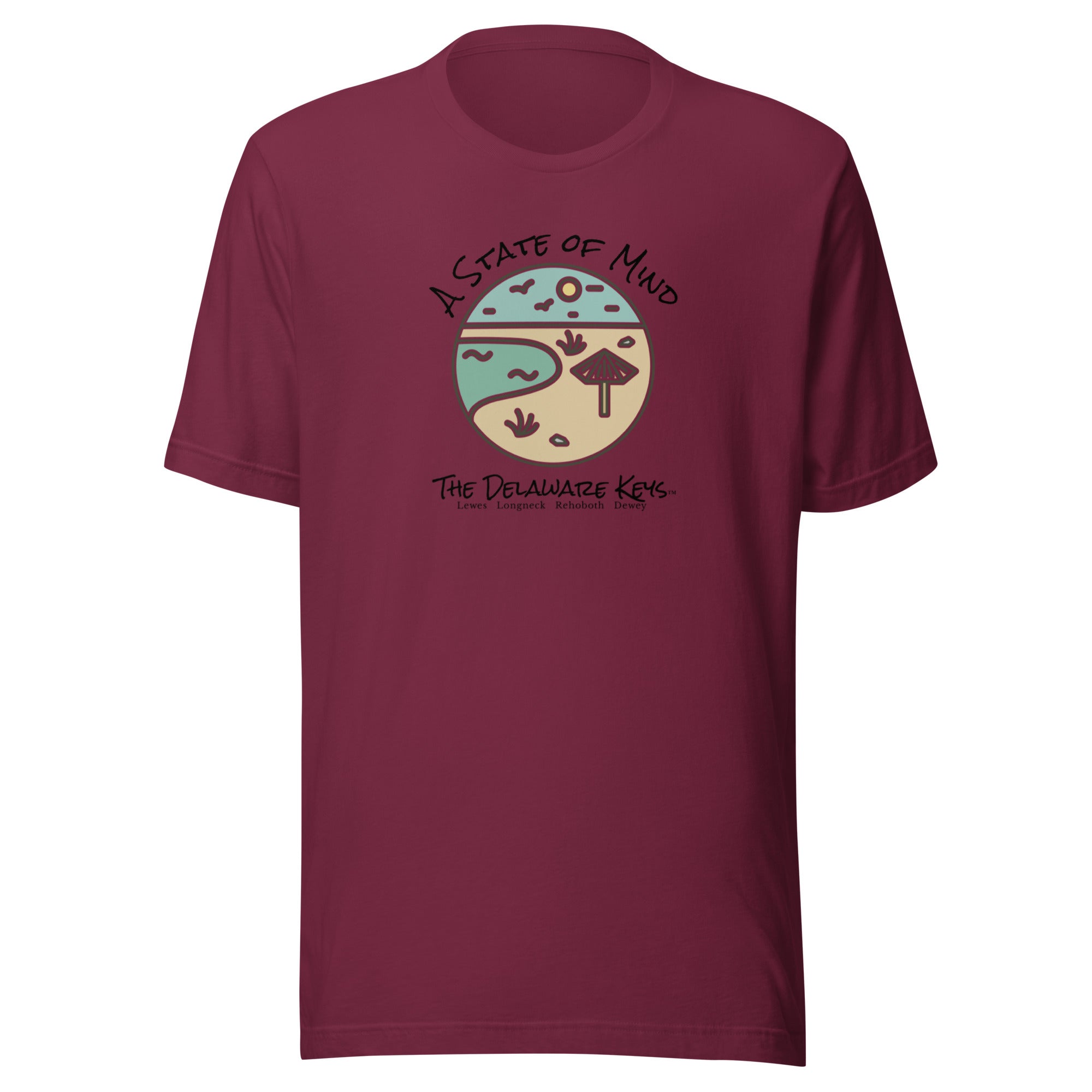 Delaware Keys A State of Mind Unisex t-shirt