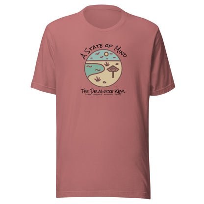 Delaware Keys A State of Mind Unisex t-shirt