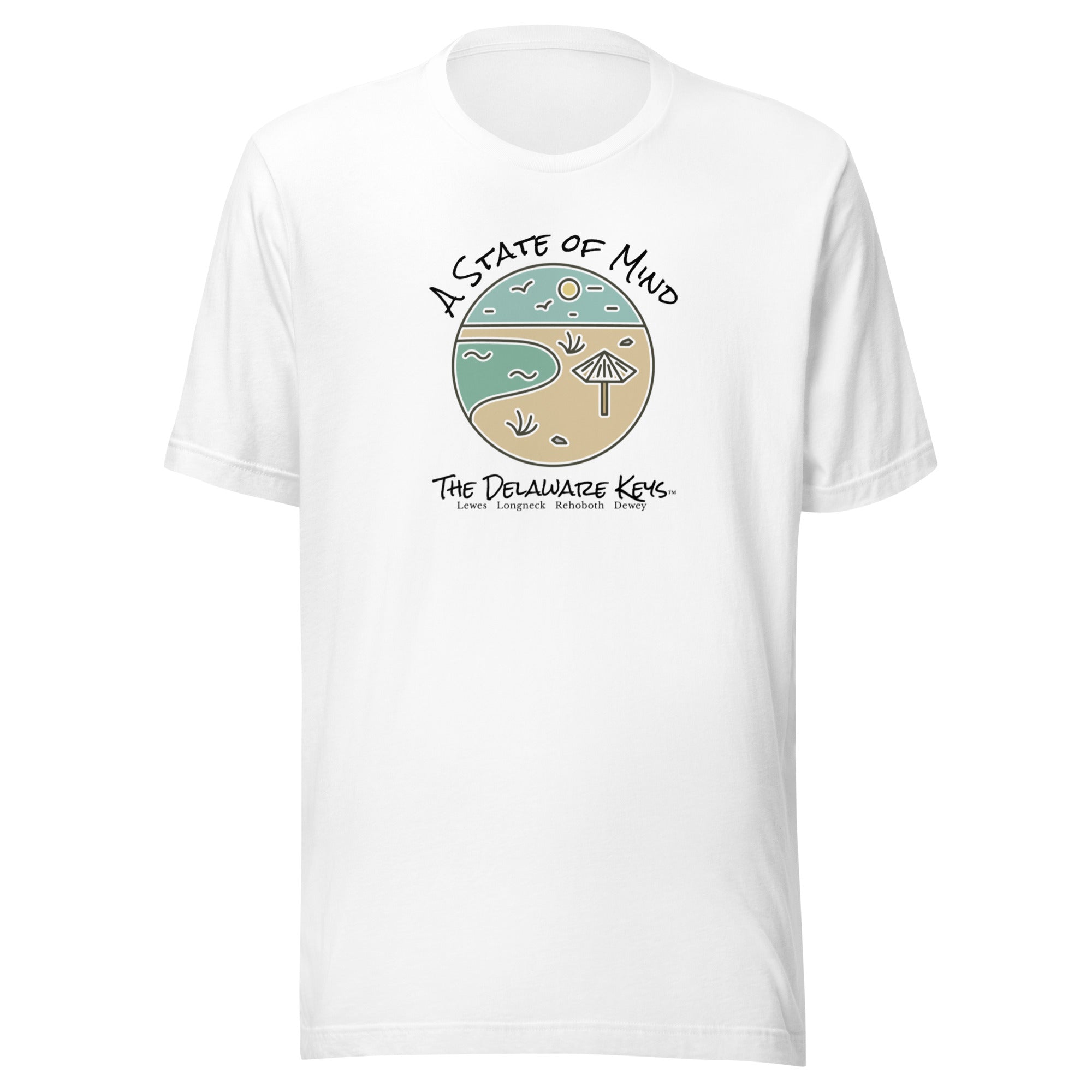 Delaware Keys A State of Mind Unisex t-shirt